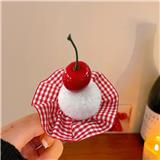 OBL10387303 - 红格樱桃发夹