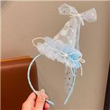 OBL10387309 - 蓝花珍珠结发箍