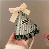 OBL10387319 - 绿格波点帽