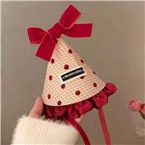 OBL10387320 - 红格波点帽