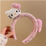 OBL10387323 - 粉豹纹猫毛绒发箍