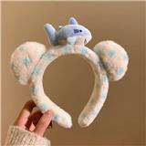OBL10387328 - 蓝波点鲨鱼毛绒发箍