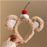 OBL10387349 - 泰迪红桃毛绒发箍