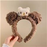 OBL10387353 - 双耳米KT猫毛绒发箍