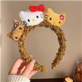 OBL10387367 - 三只小猫毛绒发箍