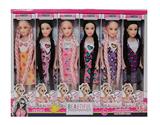 OBL10388401 - 11寸空身双辫芭比(12PCS整盒价格)儿童仿真时尚洋娃娃