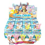 OBL10388566 - 12入PVC史迪仔拉布布
手机绳(金色钥匙扣可做)