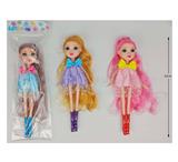 OBL10388696 - 9寸实身活动手长发大头妹芭比娃娃