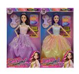 OBL10389302 - 11寸实身9关节时尚礼裙+发夹 2款混装