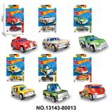 OBL10389394 - 1:64风火轮合金6款片装（汽车，巴士，轿车）