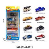 OBL10389407 - 8款1:64风火轮合金老爷车5只装