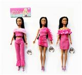 OBL10390588 - 11.5寸实身关节时尚娃娃/3款混装