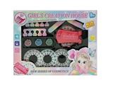 OBL10391272 - 跨境儿童彩妆儿童化妆品饰品美甲梳扮女孩玩具过家家新款DIY饰品化妆品套装