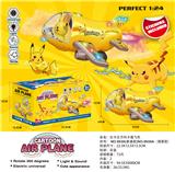 OBL10391740 - 卡通万向皮卡丘造型空客A380客机（带灯光音乐）