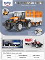 OBL10391910 - 1：16声光惯性合金农夫车（围栏拖车）