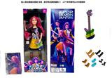 OBL10392743 - K-POP 猎魔女团真人版11.5寸12关节实身Rumi鲁米打歌芭比带金貂卡片一张带摇滚吉他