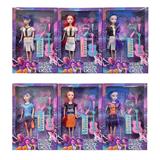 OBL10393117 - 11寸实身K-POP猎魔女团娃娃带配件 6款混