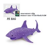 OBL10393216 - TPR 软胶紫色鲨鱼