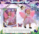 OBL10394383 - Starry sky 14寸蝴蝶仙子娃娃-全搪胶身体-可换蓝色眼珠