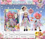 OBL10394385 - Starry sky 14寸花精灵娃娃-全搪胶身体-可换颜色眼珠