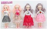 OBL10395413 - 12寸30厘米21关节实身3D真眼萝莉娃娃多款混装