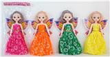 OBL10395415 - 12寸30厘米23关节实身3D真眼小翠花裙萝莉娃娃+蝴蝶翅膀多款混装
