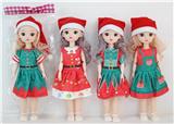 OBL10395416 - 12寸30厘米23关节实身3D真眼圣诞主题萝莉娃娃多款混装