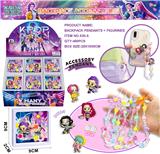 OBL10396169 - 猎魔女团公仔花朵背包挂件珠饰珠链24PCS