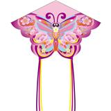 OBL10397647 - 1.45米粉色花朵蝴蝶风筝配线