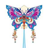 OBL10397656 - 1.4米紫色敦煌蝴蝶风筝配线