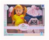 OBL10398248 - 14寸全身搪胶身带音乐IC运动装娃娃 带梳子+换装衣服