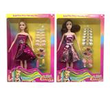 OBL10399102 - 11.5寸实身活动大脚6关节带配件芭芘  两色混装（脚手都是大脚大手 不是普通身体）