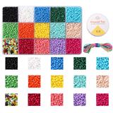 OBL10400888 - 3mm米珠+线 15格