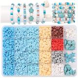 OBL10400912 - 软陶片+海星/海龟+线24格