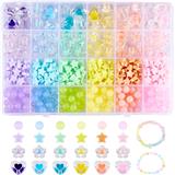 OBL10400931 - 珠中珠+五角星+8mm圆珠+线 24格