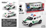 OBL10401047 - 1：32 迪拜警车合金车 开车门 回力