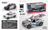 OBL10401049 - 1：32 途乐警车合金车 三开车门 回力