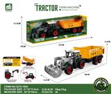 OBL10401147 - 灯光音效,惯性带夹农夫车头+自缷后斗