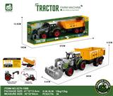 OBL10401148 - 灯光音效,惯性带夹农夫车头+自缷后斗