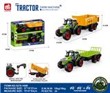 OBL10401158 - 2个惯性农夫车头+自缷后斗+拖板后斗