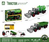 OBL10401163 - 2个灯光音效,惯性带夹农夫车头+灌水后斗+方斗后斗