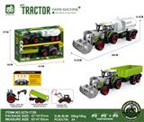 OBL10401164 - 2个灯光音效,惯性带夹农夫车头+灌水后斗+方斗后斗