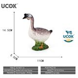 OBL10401217 - 7寸搪胶充棉鹅模型