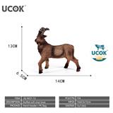 OBL10401218 - 7寸搪胶充棉山羊模型