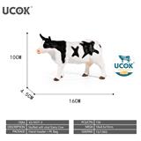 OBL10401220 - 7寸搪胶充棉奶牛模型