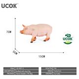 OBL10401222 - 7寸搪胶充棉猪模型