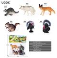OBL10401284 - 6只5寸野生动物模型套装