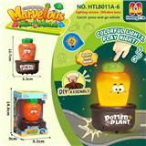 OBL10401317 - 果蔬类按压车
胡萝卜按压滑行车
按压车 卡通车按压滑行
压力车 按压萌趣车
DIY积木底座拆卸
（七彩渐变灯光版）
（产品采用UV工艺）