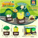 OBL10401334 - 果蔬类按压车（不同款两只装）
茄子+西兰花、按压滑行车组合
按压车 卡通车按压滑行
压力车 按压萌趣车
DIY积木底座拆卸
（七彩渐变灯光版）
（产品采用UV工艺）