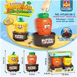 OBL10401337 - 果蔬类按压车（不同款两只装）
彩椒+胡萝卜、按压滑行车组合
按压车 卡通车按压滑行
压力车 按压萌趣车
DIY积木底座拆卸
（产品采用UV工艺）